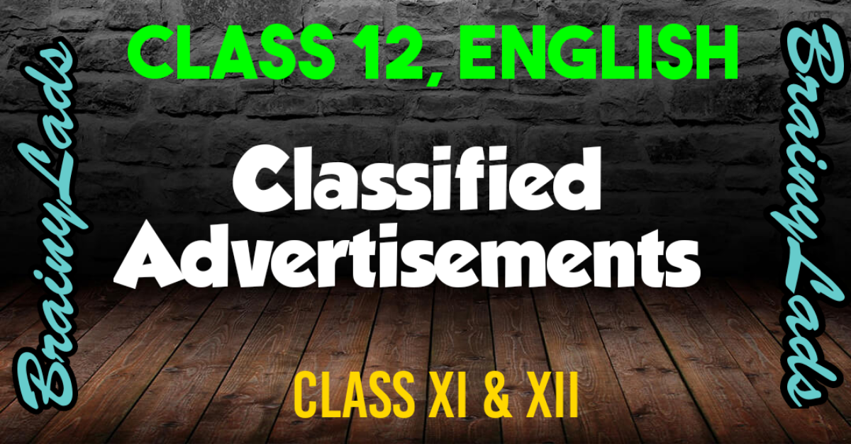 classified advertisement class 11 tours and travels