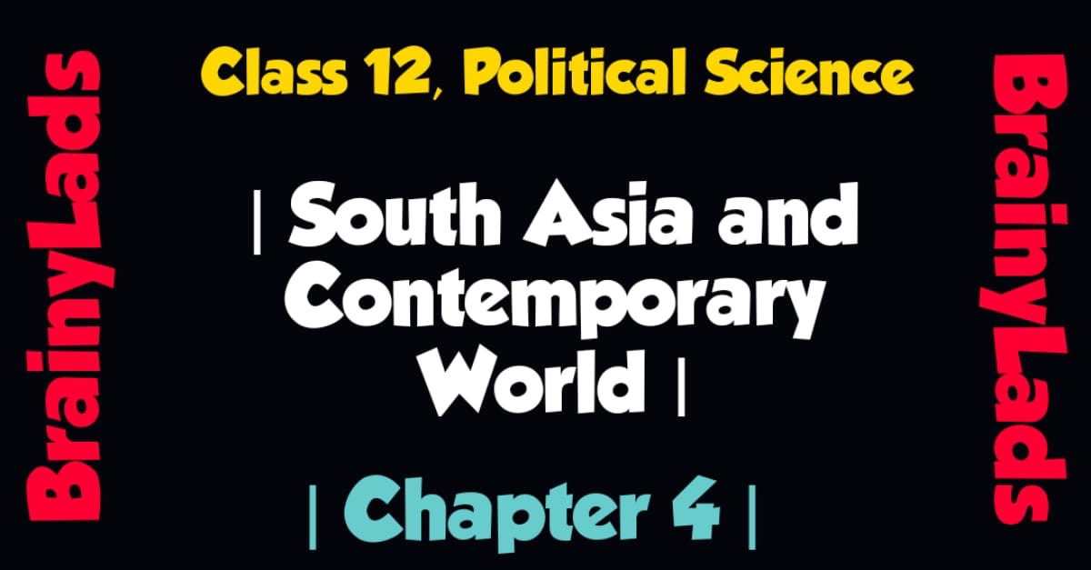 south asia and contemporary world