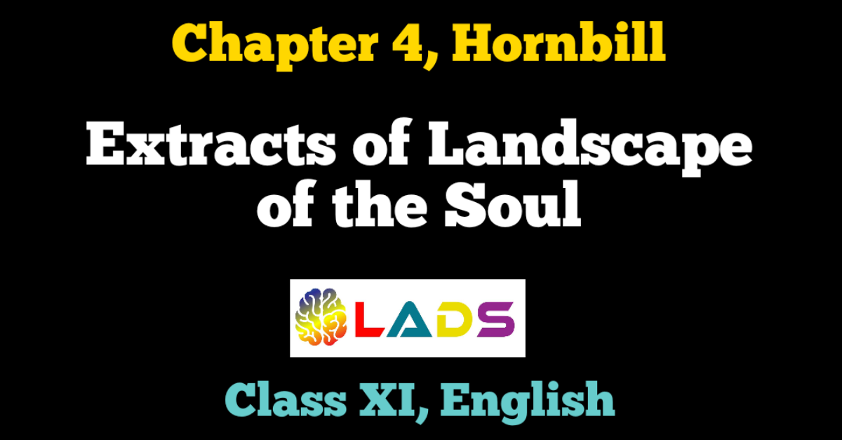 Extracts of Landscape of the Soul
