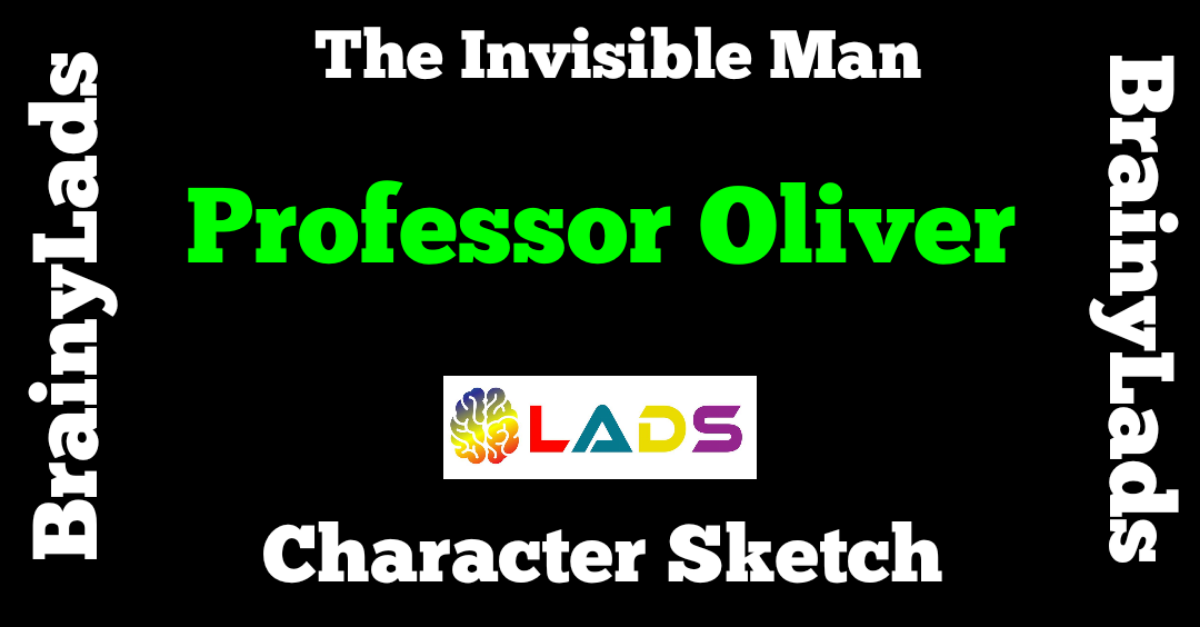 Character Sketch of Dr Kemp  The Invisible Man  HG Wells  Class 12