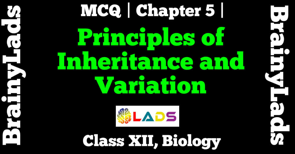 MCQ Of Principles of Inheritance and Variation