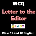 MCQ of Letter to Editor