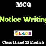 MCQ of Notice Writing