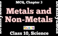 MCQ of Metals and Non Metals