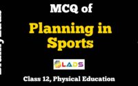 MCQ of Planning in Sports
