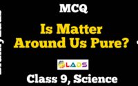 MCQ of Is Matter Around Us Pure