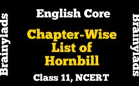 Chapter Wise List of Hornbill