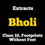 Extracts of Bholi