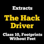 Extracts of The Hack Driver