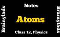 Atoms Class 12 Notes