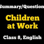 Children at Work Class 8