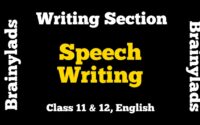 Format of Speech Writing Class 12 Class 11