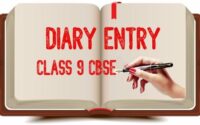 Diary Entry Format Class 9