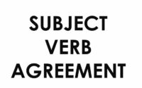 Subject Verb Concord Agreement Class 10