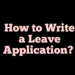 Leave Application for Office