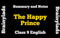 The Happy Prince Class 9