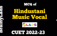 MCQ Hindustani Music Vocal CUET