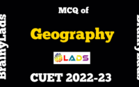 MCQ Geography CUET 2022
