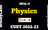 MCQ of Physics CUET